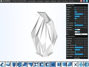 diamondvase dekor 3d print model - Mito3D