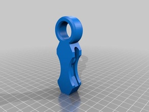 çift sarkaç parmak spinner mekanik oyuncaklar 3d print model - Mito3D