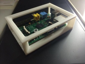 çerçeve raspberry pi elektronik durumda case 3d print model - Mito3D