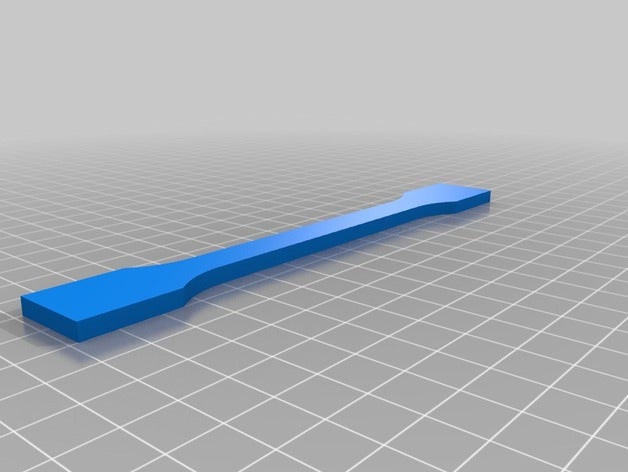 iso 527-2 1996 amostras de teste determinação propriedades tração modelos din medição objecto openscad o estresse 3D print model - Mito3D