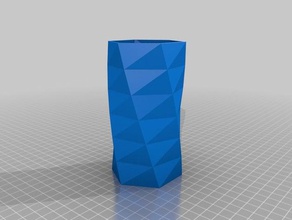 meu personalizados torcida vaso decoração 3d print model - Mito3D