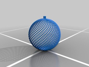 twist ball decor makerbotornaments 3d print model - Mito3D
