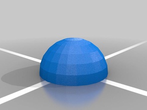 calibration dome other 3d experiment extruder model reprap tool useful 3d print model - Mito3D