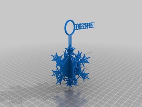 snowflake ornament 31415 Dekor angepasst 3d print model - Mito3D
