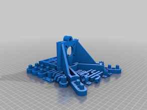 hardtoes printable mendel frame other prusa reprap vertex 3d print model - Mito3D