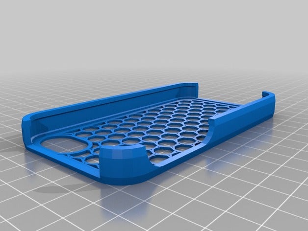 siebeneck iphone Fall mobile kundengebundene geometrische 3D print model - Mito3D