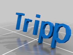 tripp yüzük özelleştirilmiş 3d print model - Mito3D