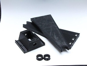 montada con tornillos de filamentos soporte rollo removedor polvo 3d la impresora accesorios limpiador 3d print model - Mito3D
