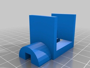 4mm cable holder office customized 3d print model - Mito3D