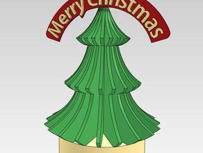 christmas tree other merry 3d print model - Mito3D