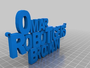 omar targa altri lo spam inutile 3d print model - Mito3D