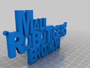 mali nameplate other spam useless waste space 3d print model - Mito3D