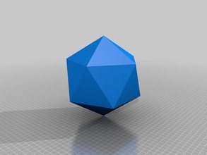 icosahedron other polyhedron 3d print model - Mito3D