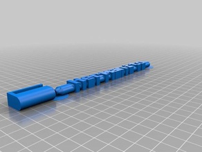 hermanitoword pen office customized 3d print model - Mito3D