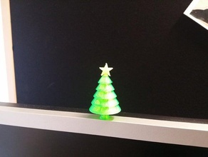 arbre de noël star décor 3d print model - Mito3D