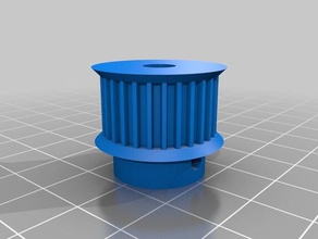 t25 28 pulley tooth idler big low profile 3d printer parts customized 3d print model - Mito3D