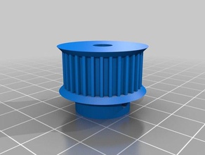 t25 32 pulley tooth idler big low profile 3d printer parts customized 3d print model - Mito3D