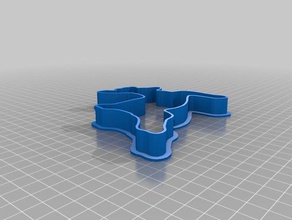 reindeer cookie cutter kitchen dining customized 3d print model - Mito3D