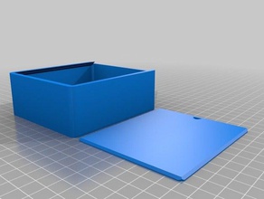 box sliding lid containers customized 3d print model - Mito3D