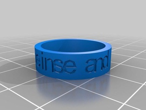 my customized ring rings 3d print model - Mito3D