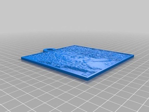 brooklyn lithopane 2d a arte personalizado 3d print model - Mito3D