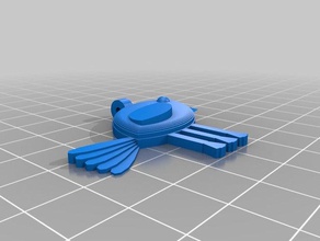 sad little bird accessories accesories customized jewerelly necklace 3d print model - Mito3D