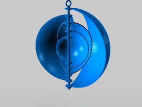 5 quarters sphere decor makerbotornaments 3d print model - Mito3D