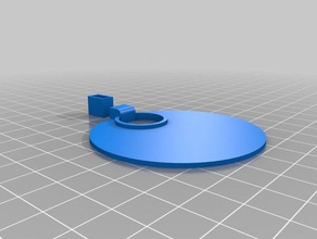big round pendant jewelry necklace 3d print model - Mito3D