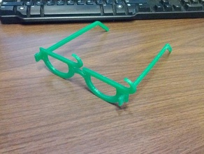 sguardo di disapprovazione stl altri occhiali 3d print model - Mito3D