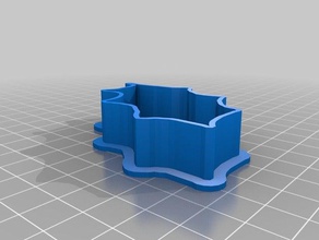 holly cookie cutter kitchen dining customized 3d print model - Mito3D