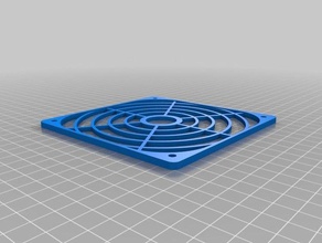 fan grille 120mm 3d printer accessories customized 3d print model - Mito3D