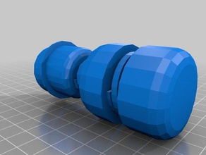 makerbotornaments nevoso elastica pupazzo di neve 3d stampa 3d print model - Mito3D