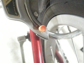 lock nob bicycle replacement parts 3d print model - Mito3D