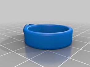zarte stubby ring-a-Ding Größe Ringe Schmuck modular ring Ding 3d print model - Mito3D