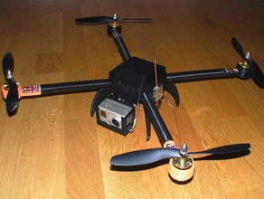 pl2q hugin rc Fahrzeuge printbot quadcopter quad-copter 3d print model - Mito3D