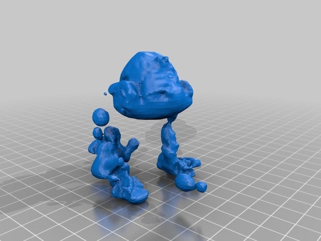 r2d2 art makerbotdigitizer scan 3D print model - Mito3D