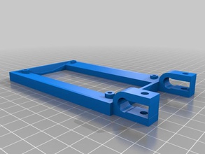 lcd holder panel other mount 3d print model - Mito3D