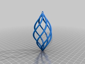 longue spirale d'ornement décor 3d print model - Mito3D