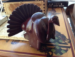 turkey plate animals thanksgiving 3d print model - Mito3D