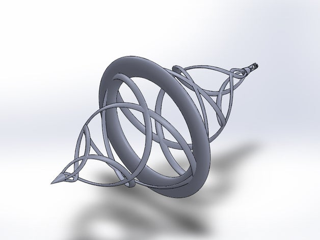 xmas ornement aero Skulpturen makerbotornaments 3D print model - Mito3D