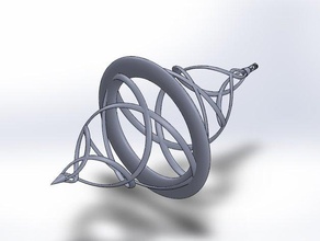 natale ornement aero sculture makerbotornaments 3d print model - Mito3D