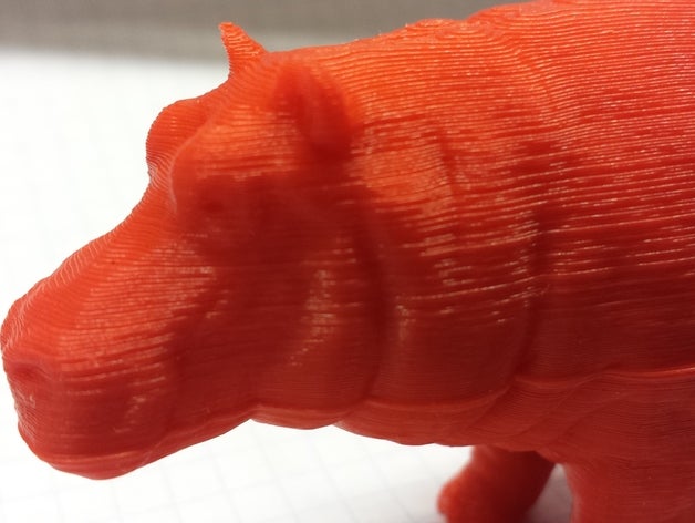 hippo animals 3D print model - Mito3D