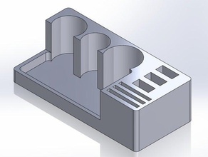 desk coin holder office organizer sd card usb 3d print model - Mito3D