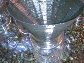 frasco de vidrio embudo envasado a presión cocina comedor 3d print model - Mito3D