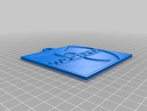 wu-tang lithopane 2d sanat özelleştirilmiş 3d print model - Mito3D