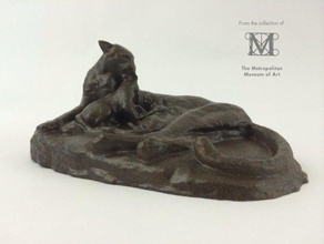 panther Jungtiere durchsucht Replikate 123d 123dcatch 3dscan 3d-scan Kunst die Geschichte der fine art erfüllt metropolitan met museum Skulptur 3d print model - Mito3D