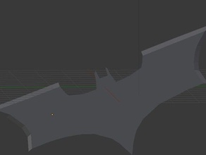batarang andere 3d print model - Mito3D