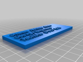 il mio personalizzato targhetta altri 3d print model - Mito3D