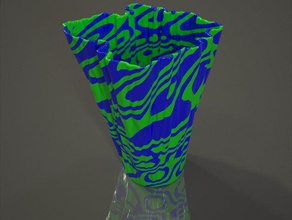 rorschach plasma vase décor dualstrusion double extrusion simulation 3d print model - Mito3D