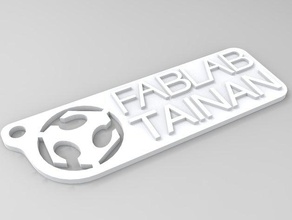 fablab tainan key tag accessories 3d print model - Mito3D